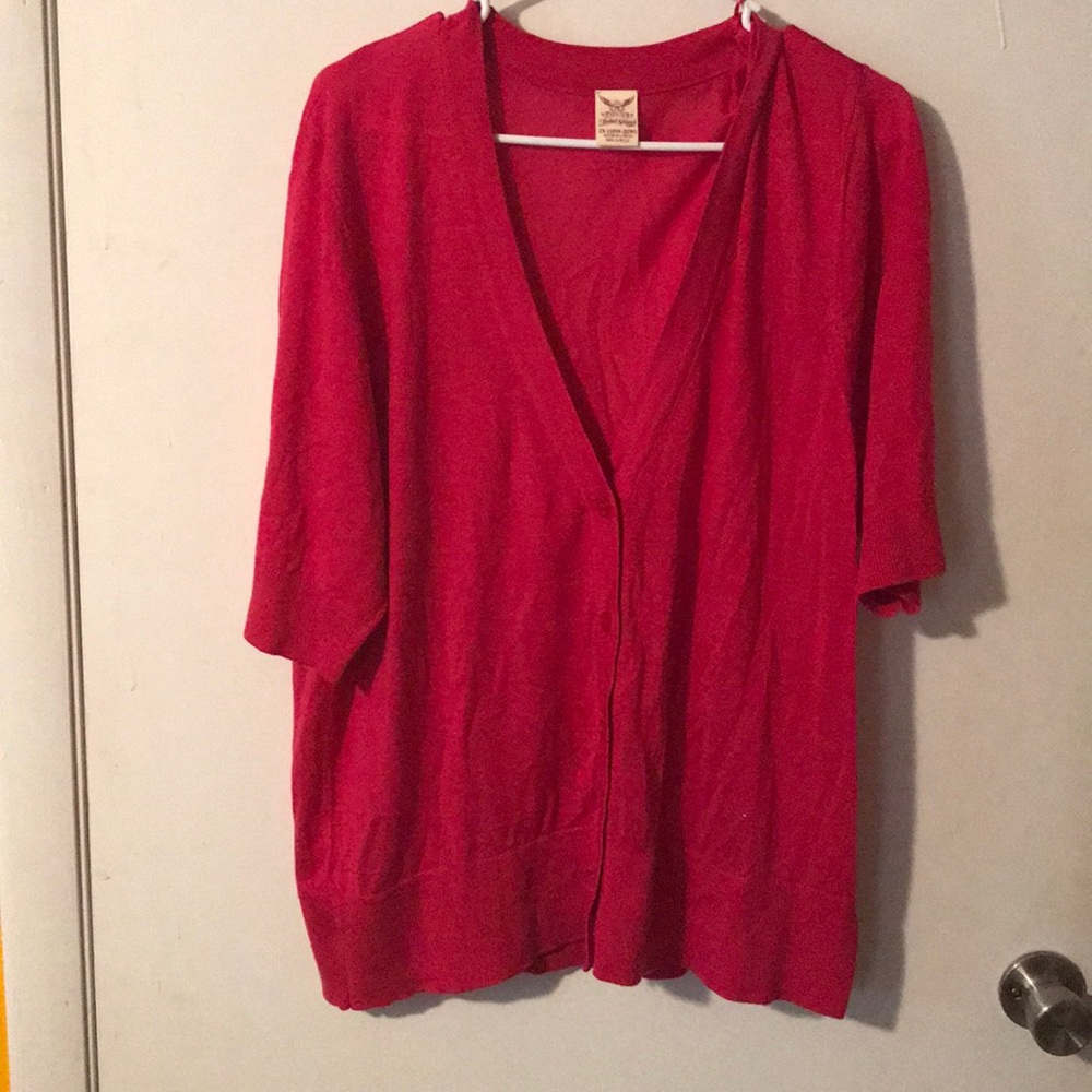 Pink faded glory cardigan